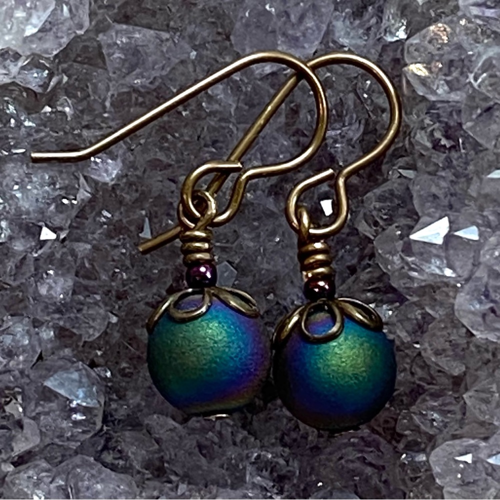 Druzy Quartz Earrings
